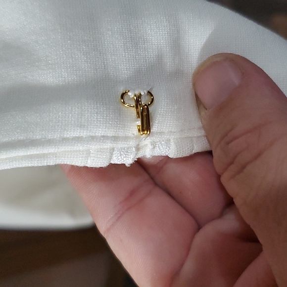 Premise NWT white blazer zipper details sharp - Picture 5 of 8